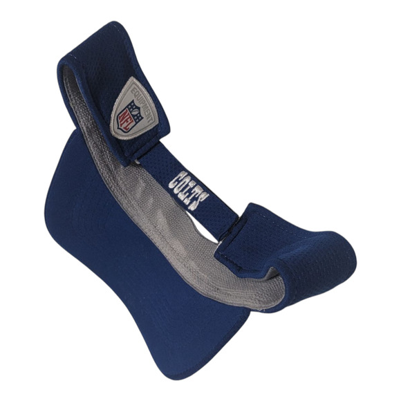 New Era Royal Indianapolis Colts 2024 Sideline Visor Hat Men's Adjustable - Picture 3 of 4